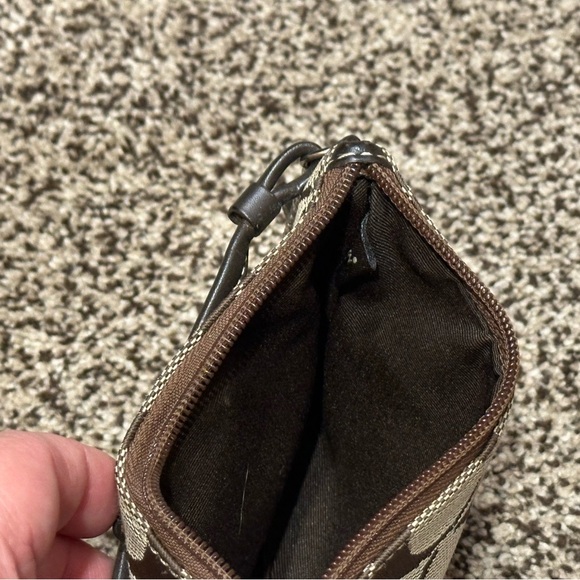 Coach Brown Wristlet - Picture 4 of 7